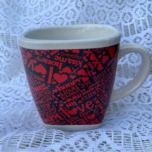 Valentine Large Square Coffee Mug